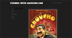 Desktop Screenshot of eveningwithgroucho.com